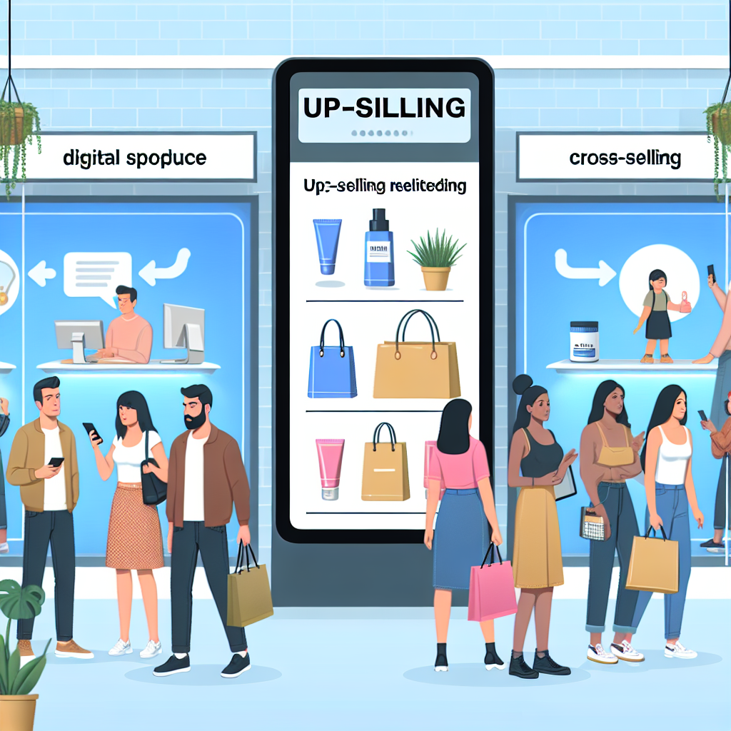 Como o digital signage pode suportar estratégias de up-selling e cross-selling