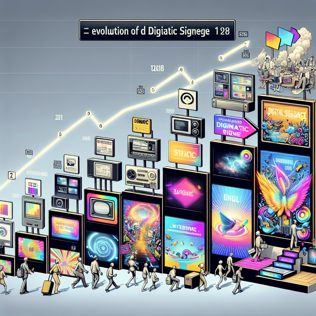 A evolução do conteúdo dinâmico em digital signage