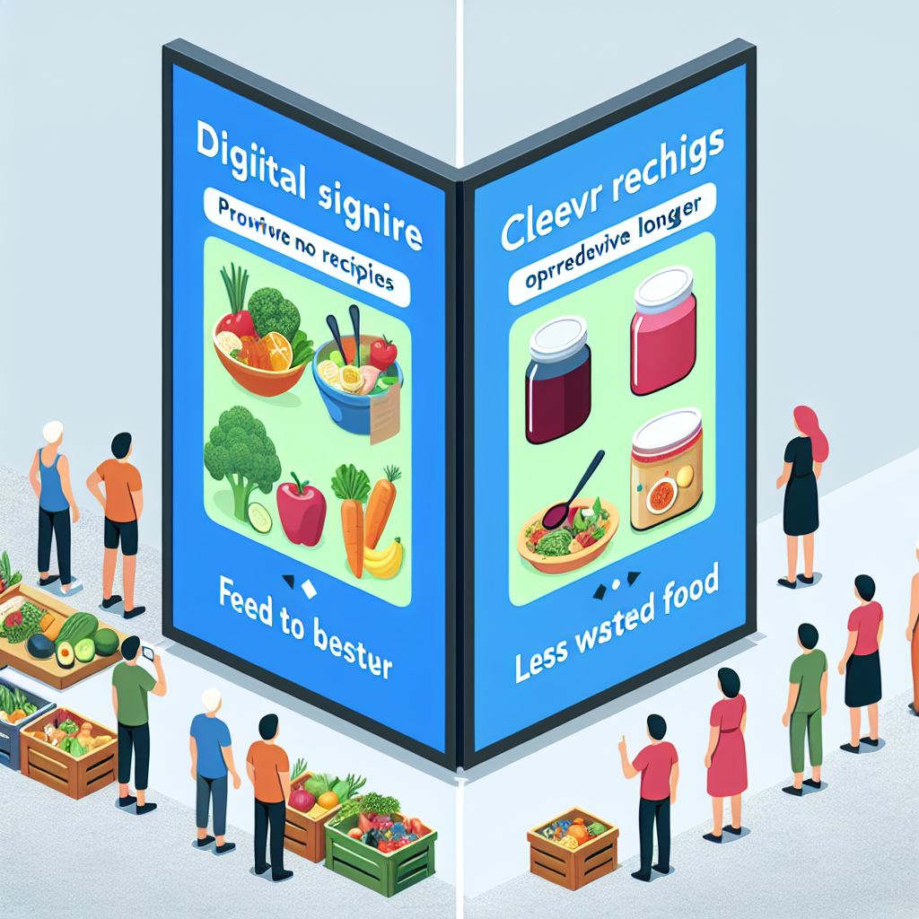 Impacto do Digital Signage na Redução do Desperdício de Alimentos