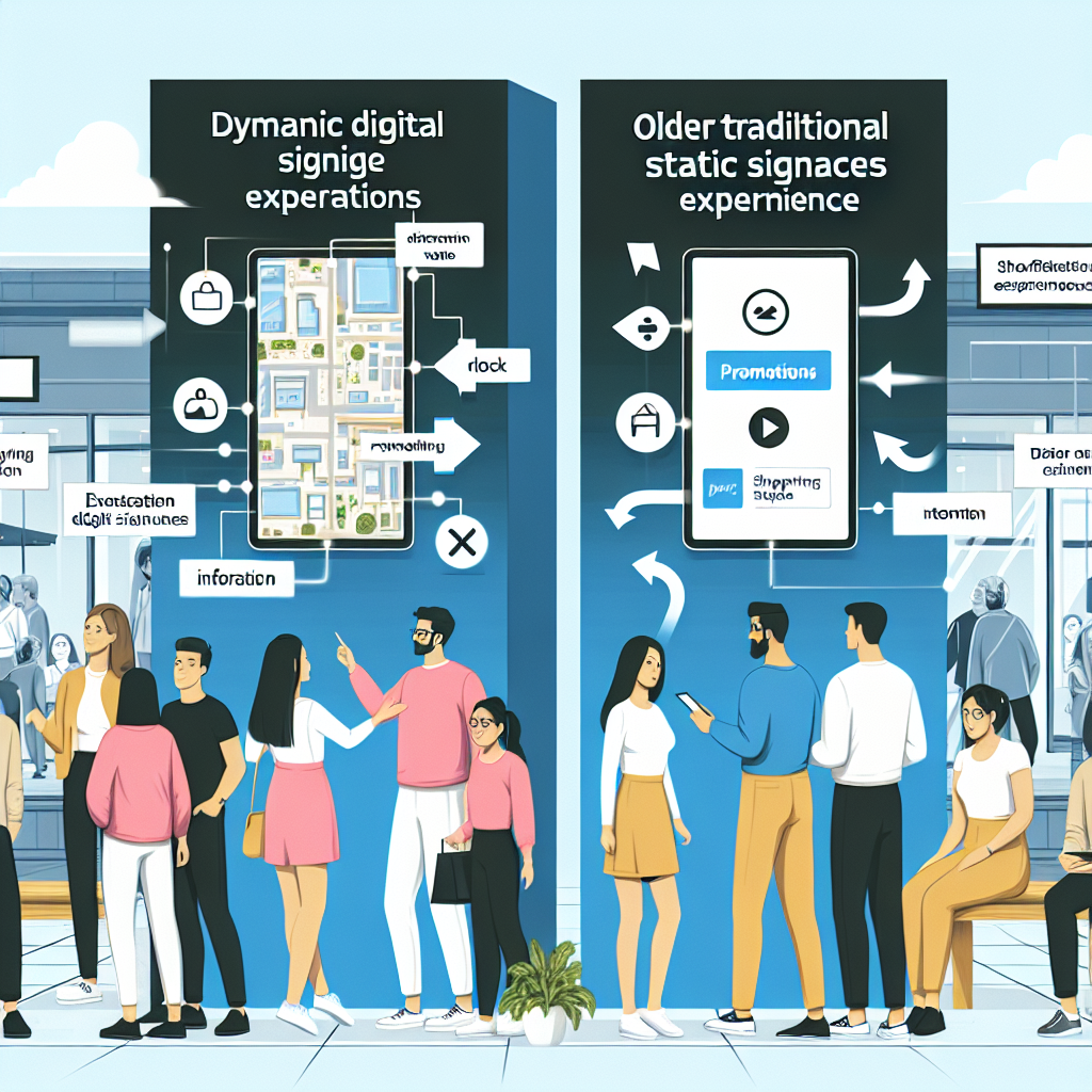 Como a Experiência do Cliente pode Ser Melhorada com o Uso de Digital Signage